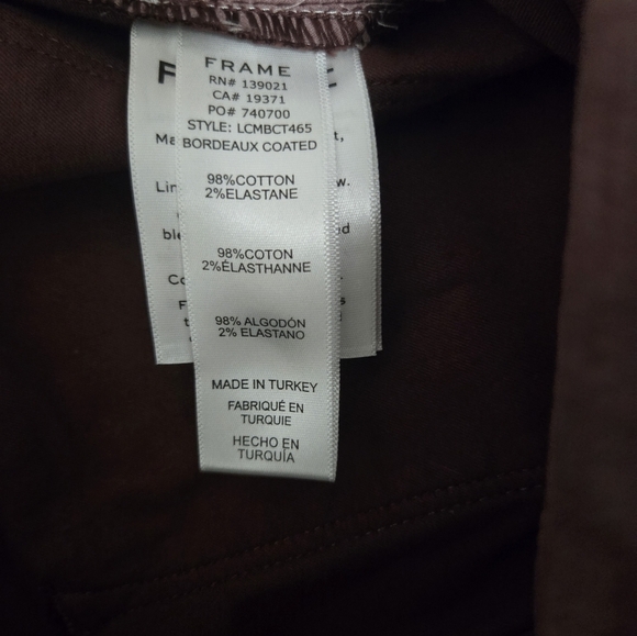 Frame Crop Boot Cut Jeans - Picture 6 of 8